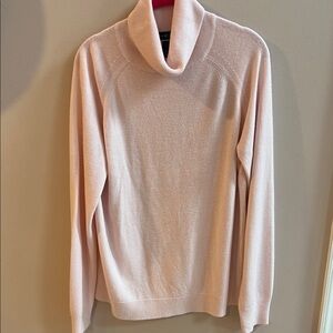 Karen Scott Light Pink Turtleneck Sweater